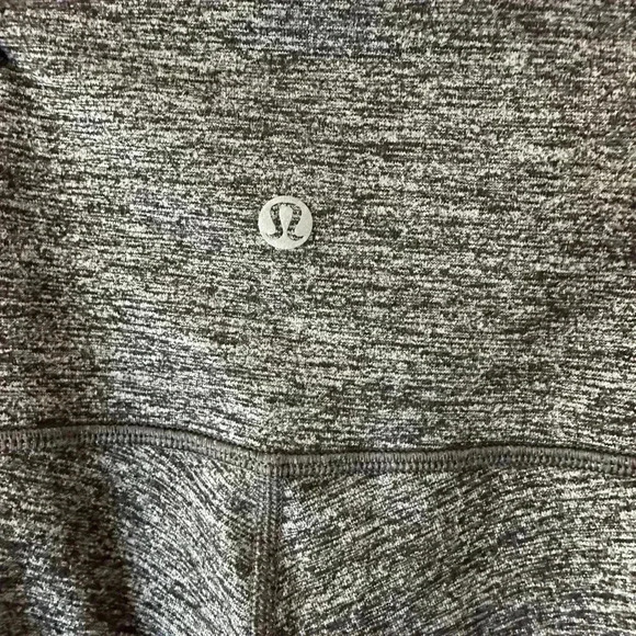 Lululemon Wunder Under Hi-Rise Tight 25" Heathered Black Sz 4 - Picture 3 of 4